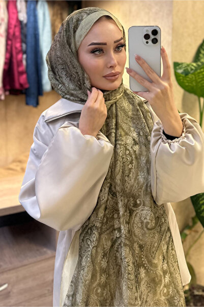 CUOCA LOUNGE Etnik Desenli İnce Vual Şal