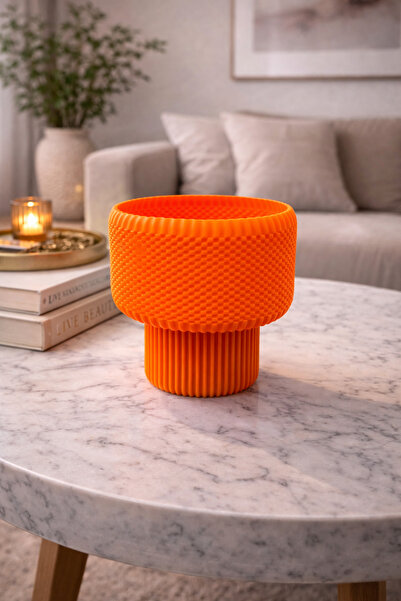 Miolette PUFİ Modern Dekoratif Abajur | Renkli Tasarım Pilli Masa & Komodin L...