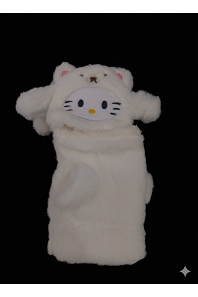 bujiteris Hello Kitty & Ayıcık Figürlü Peluş El Isıtıcı / Eldiven