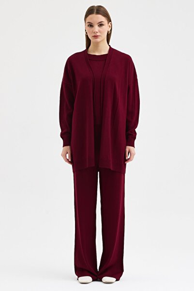 Lijuri Comfortable three-piece knit set 10296