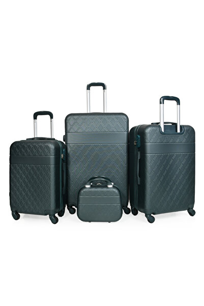 MORANO Morano 4-Piece Luggage Set Durable and Lightweight Spinner Wheeled Sui...