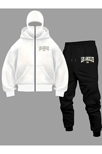 Flaubert -Kar Masked Ninja Unisix Zippered Tracksuit Set Cardigan 3 Thread Th...