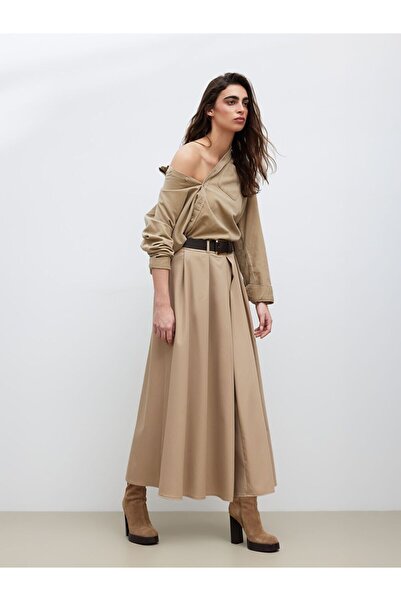 LC Waikiki Lcw Vision Buy Belted Pleated Skirt