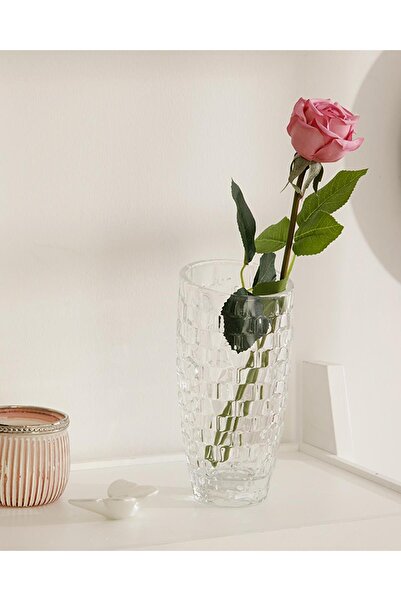 English Home Corsage Kumaş Tek Dal Yapay Çiçek Koyu Pembe 44 cm (31.12.2025)