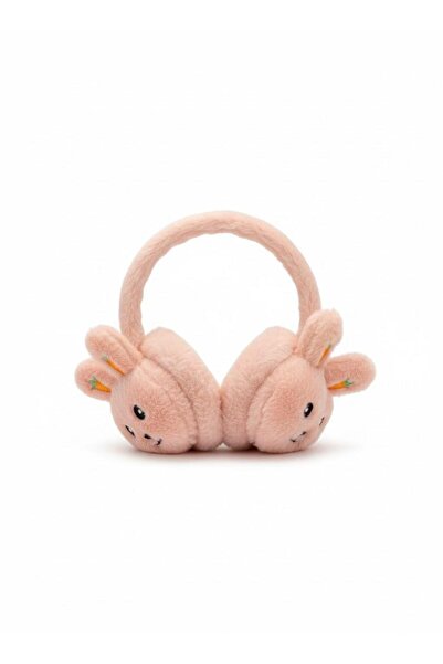 Beksy Accessory Çocuk Peluş Kulaklık | Tavşanlı Kışlık Kulak Koruyucu | Yumuş...
