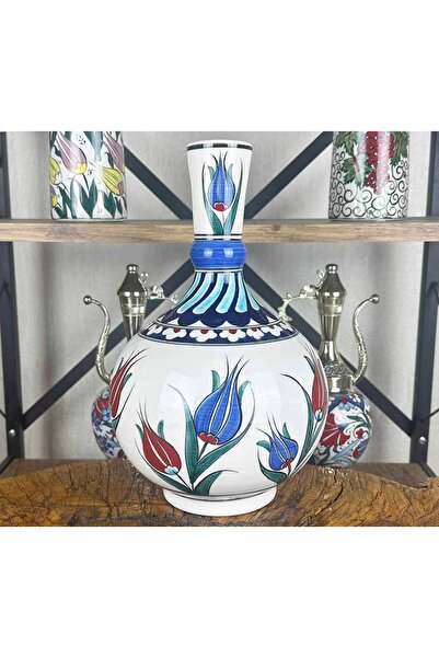 Çini Evi نمط التوليب التقليدي - مزهرية إيزنيك الصينية