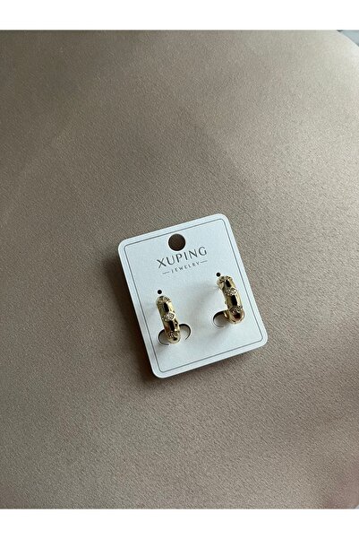 XUPING JEWELRY 14K Xuping Çelik Küpe