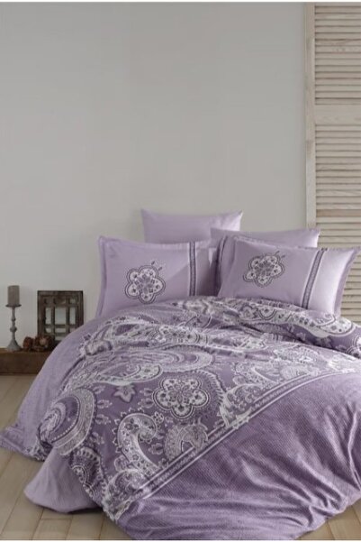 MarDyHome Single Satin Duvet Cover Set Pellini V2 Lilac