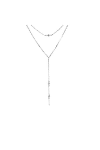 Bijuteria SORELLY Lanț dublu de argint cu mărgele