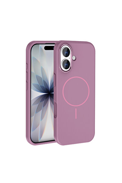 zore iPhone 17 Kılıf M-Safe Şarj Özellikli Metal Kamera Çerçeveli SHRP Edi Si...