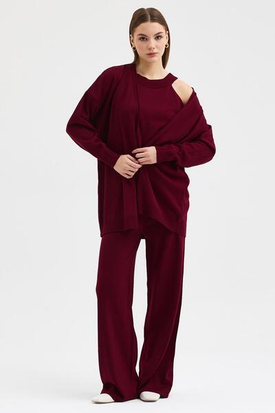 Lijuri Comfortable three-piece knit set 10296