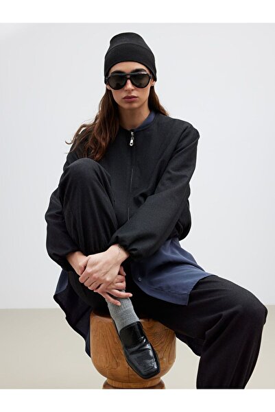 LC Waikiki Lcw Vision Crew Neck Crop Women's Cashmere Jacket