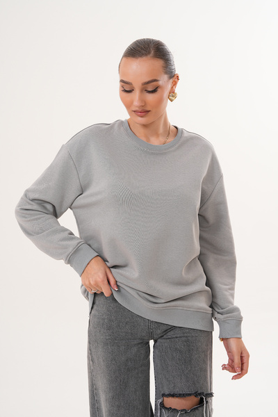 Syla Studio Gaul Unisex Crew Neck Cotton Basic Sweatshirt