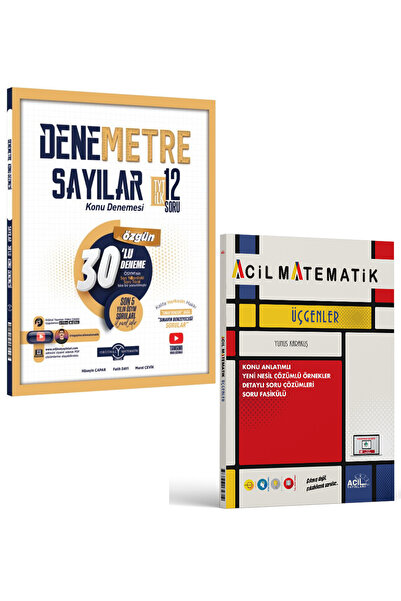 Orijinal Yayınları ve Acil Yayınları TYT Sayılar ve Üçgenler Konu Denemeleri ...