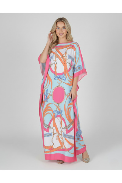 MQ Jalabiya with a dress-style design and graphic print