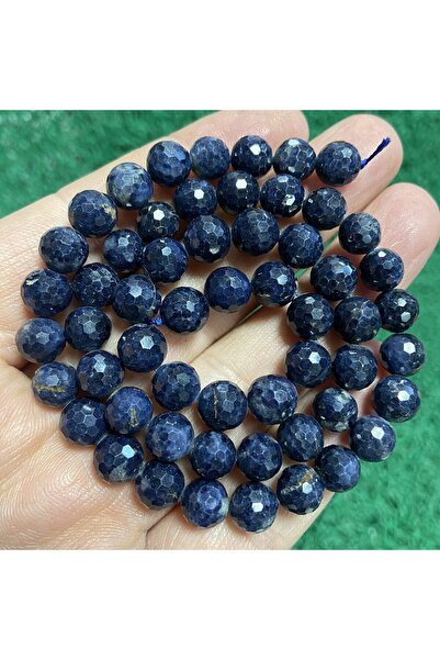 TAŞ UZMANI Facet Sphere Sapphire Gemstone 8 mm