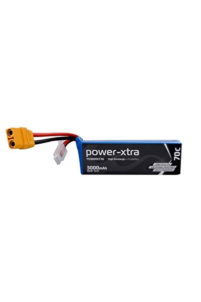 PX3000XT3S - 3S1P - 11.1V 3000 mAh Li-Polymer Pil - 70C