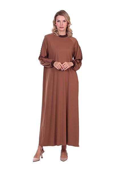 Invee Ivory Modal Dress Brown