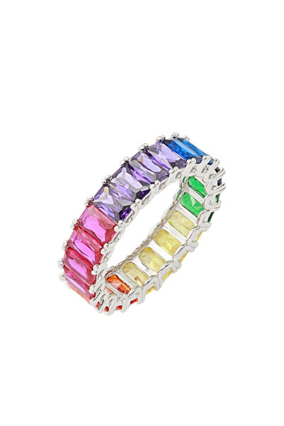 Bijuteria SORELLY Rainbow Eternity Silver Ring 15