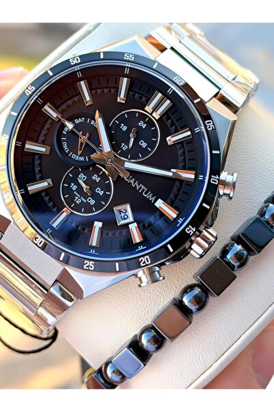 Quantum 2 Years Warranty 100 Mt Water Resistant + Complete Steel Blackening C...