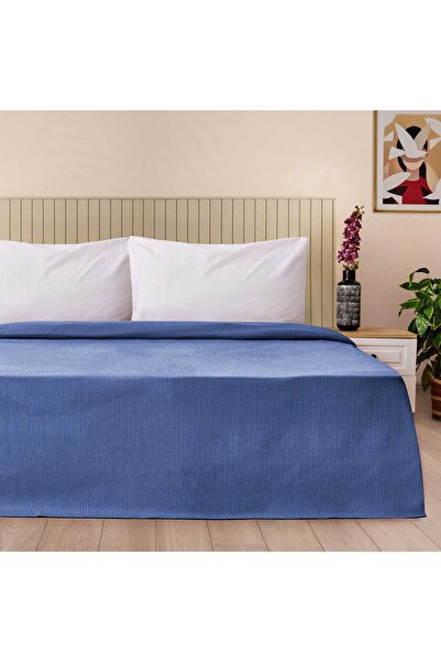 KUT FLY بيكيه سوفت ماريس مزدوج - أزرق داكن - 200x220 سم