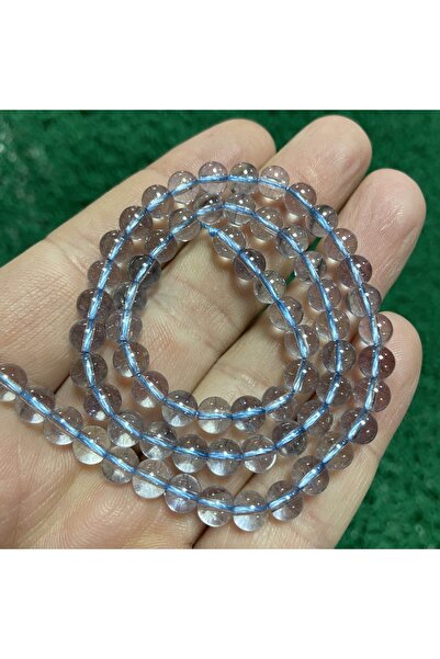 İNCİ DOĞAL TAŞ حجر الكالسيت الأزرق الكروي 6 ملم