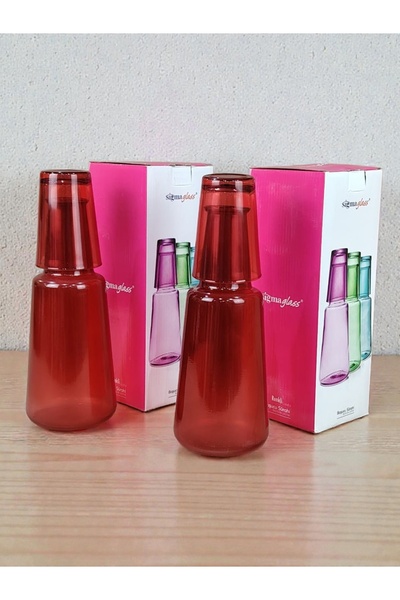 AR HOME 4 PCS BEDSIDE PITCHER-WATER JUG+GLASS -WATER SET 1LTR