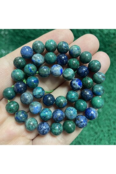 TAŞ UZMANI حجر الأزوريت الكروي 8 مم