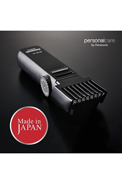PANASONIC PROFESSIONAL ماكينة ER2051K باناسونيك يابانية إحترافية لتشذيب اللحية والشعر شفرة فولاذ مقاوم للصدأ و12 وضعًا للقص