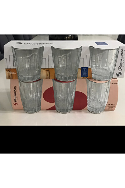 Paşabahçe Scala Su Meşrubat Seti 12 Adet (240/300)cc
