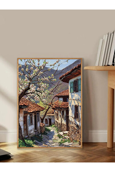 Tuba Decor Еднокомпонентна дървена рамка за трапезария, всекидневна и кухня