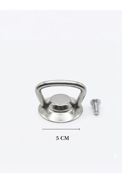 YUNUSOĞLU HOME Metal Tencere Tava Kapak Kulbu - Isıya Dayanıklı Paslanmaz Vid...