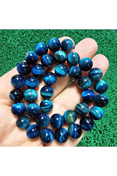 İNCİ DOĞAL TAŞ حجر عين النمر الفيروزي الكروي 10 ملم