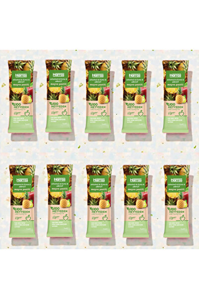 Harras فواكه الأناناس والتفاح والكمثرى، 14 جرام × 10 قطع