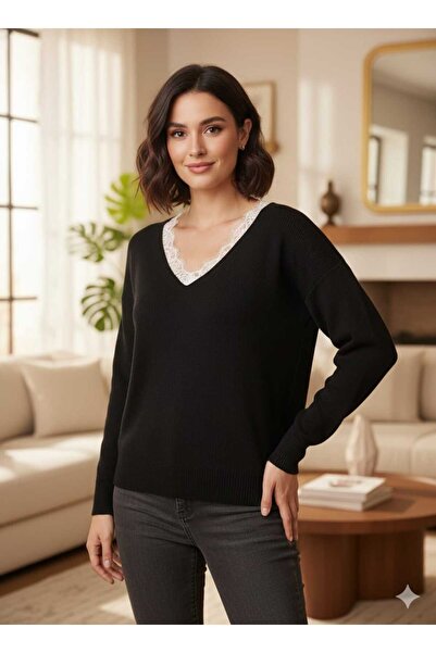 MODA Knitwear lace sweater