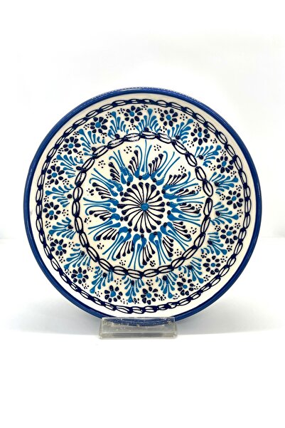Store Blue Navy Blue Handmade Decorative Bowl 20 cm