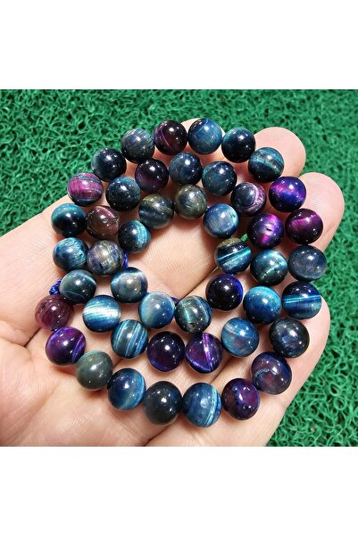 TAŞ UZMANI حجر عين النمر التركوازي الكروي 8 مم