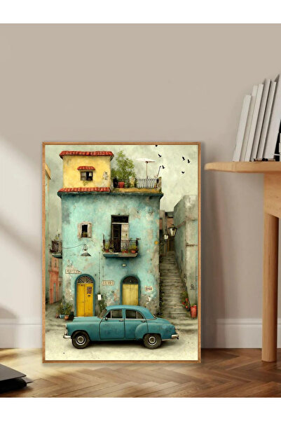 Tuba Decor Еднокомпонентна дървена рамка за трапезария, всекидневна и кухня