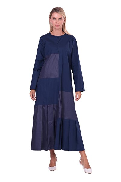 Invee Patch Elbise LACİVERT