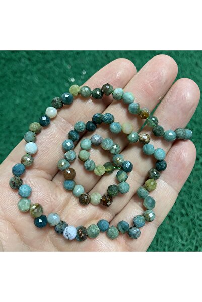 TAŞ UZMANI Damla Chrysocolla Stone 6 mm