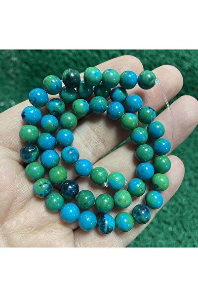 TAŞ UZMANI حجر الأزوريت الكروي 8 مم