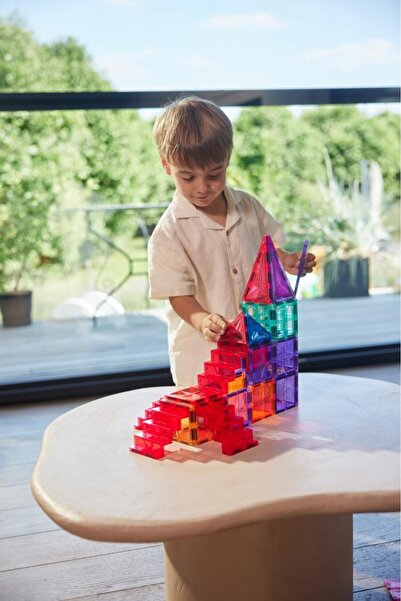 Cleverclixx Stairs Set Manyetik Bloklar, Intense 34 Parça