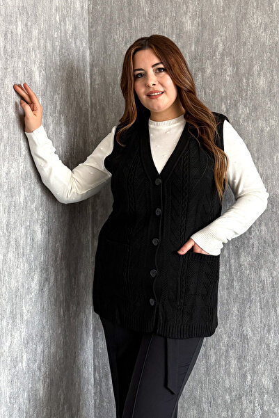 ModaPlaza Women's Knitted Acrylic Vest 7003