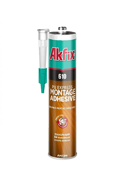 Akfix 610 Pu Montaj Yapış. 280 Ml Şeffaf Ga-440