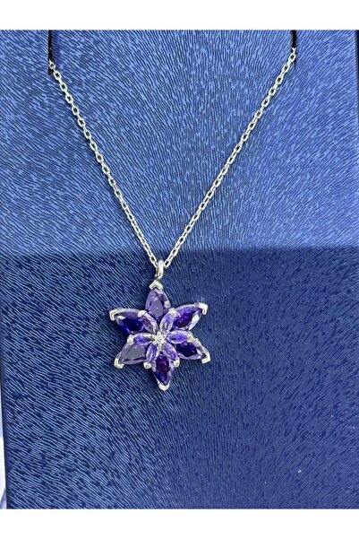 Lotus çiçeği gümüş hayalet kolye