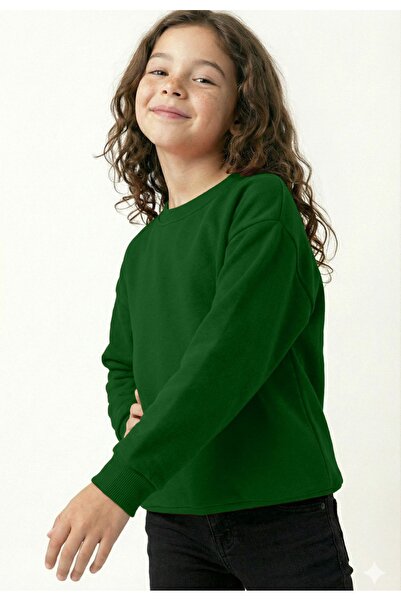 C&C OKULCUNUZ Children's Crew Neck Sweatshirt Collar School Hoodie Thick Fabr...