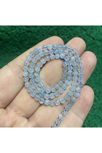 İNCİ DOĞAL TAŞ حجر الأكوامارين الكروي 4 مم