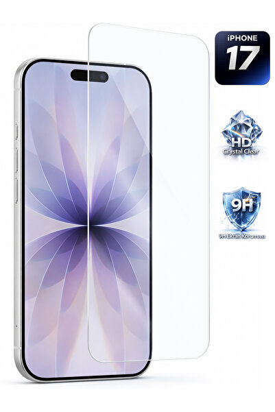 Tech&bello accessories واقي شاشة شفاف متوافق مع آيفون 17، سمك 0.26 ملم، زجاج ...