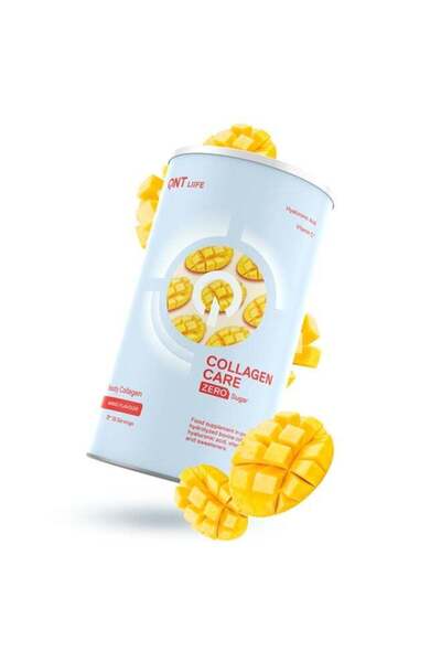 QNT مسحوق العناية بالكولاجين | 390 غرام | بنكهة المانجو، كولاجين متحلل، فيتام...