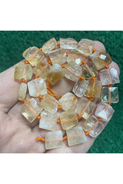 İNCİ DOĞAL TAŞ حجر سيترين مربع 12 ملم